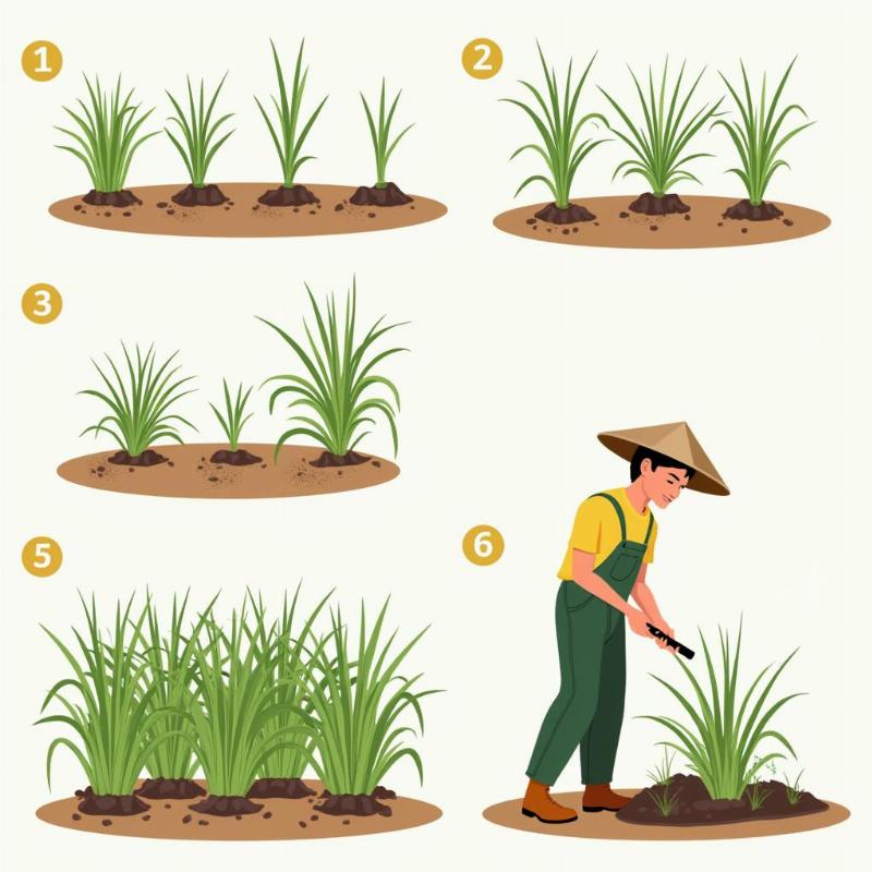 Quy trình trồng và chăm sóc cây sả hiệu quả cho năng suất cao